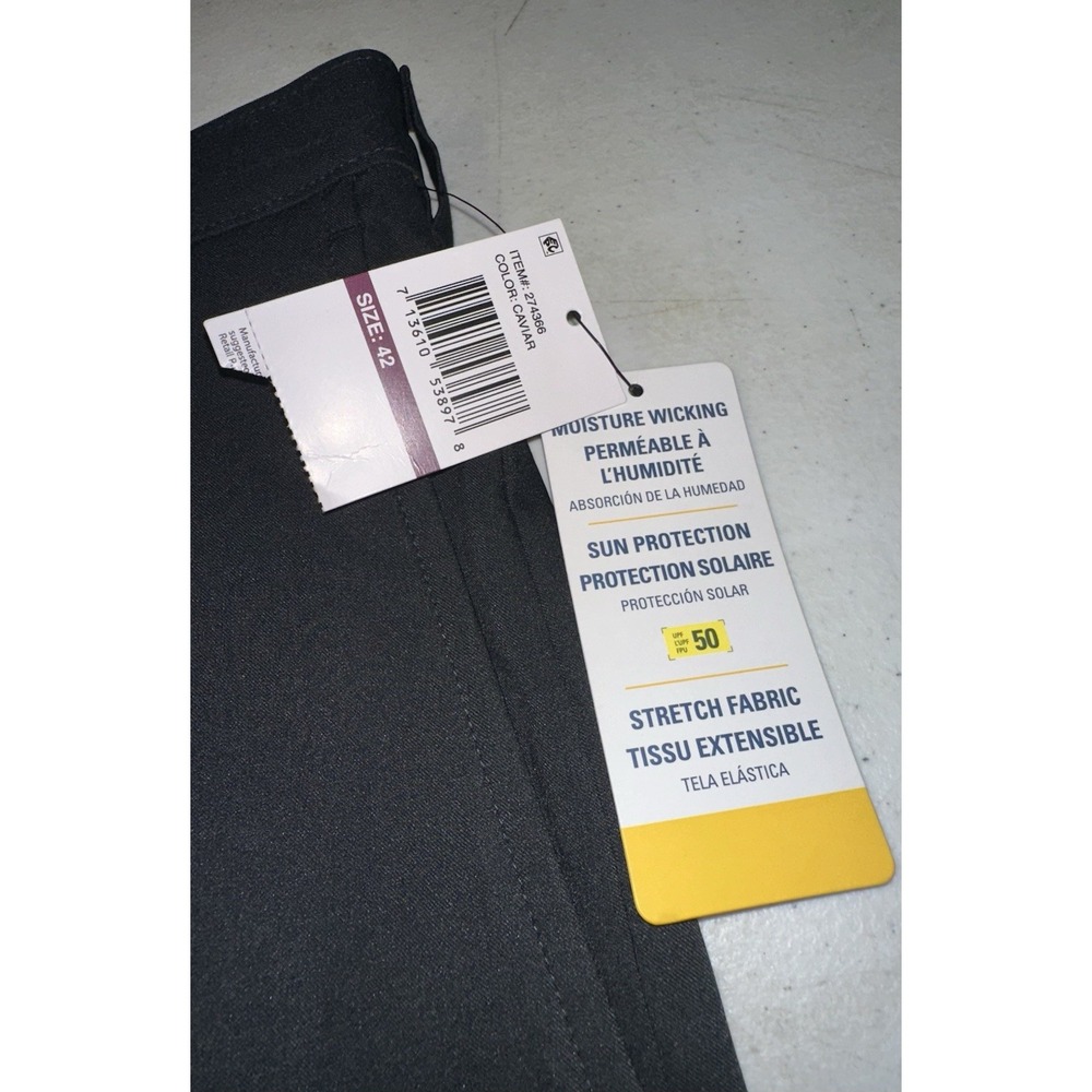 Jack Nicklaus Classic Black Golf Shorts 9" Inseam Men's Size 42 NWT Athletic - Picture 6 of 7